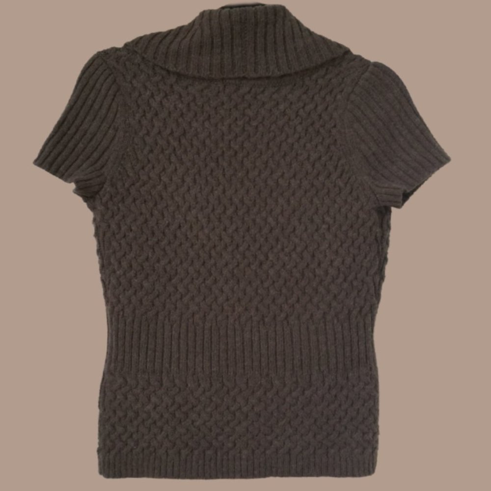 DONATED  Willi Smith Acrylic/Alpaca Blend Olive Sweater S - Picture 3 of 3